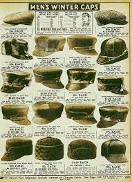 Men S Winter Caps 1916 Sears Winter Cap Big Men Fashion Vintage Mens Fashion
