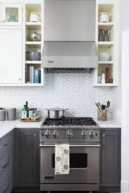 Kitchen backsplashes tile backsplashes kitchen tile backsplashes kitchens materials and supplies tile extended design upon first glance, this subway tile backsplash may not seem extraordinary, but by continuing the tile all the way to the ceiling, the room feels larger, the walls are easy to clean and the kitchen boasts more texture and interest. 48 Beautiful Kitchen Backsplash Ideas For Every Style Better Homes Gardens