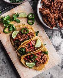 Jackfruit Carnitas Tacos The Plant Based Wok Recipe Jackfruit Carnitas Jackfruit Recipes Food