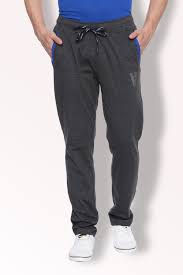 Van Heusen Track Pants And Joggers Van Heusen Grey Track Pants For Men At Vanheusenindia Com