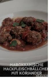 Marokkanische Hackfleischballchen Mit Koriander Tomatensosse Rezept Koriander Hackfleischballchen Marokkanische Rezepte