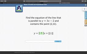 This is the parallel line that they'd asked for, and it's in the. Find The Equation Of The Line That Is Parallel To Y 3x 2 And Contains The Point 2 11 Answer All Brainly Com