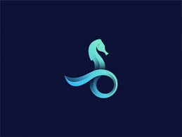Seahorse Pet Logo Design Seahorse Sea Logo