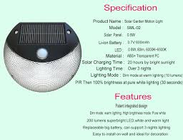 10 best motion sensor outdoor lights. Sky High Quality Power Outdoor Led Solar Motion Sensor Light