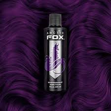 Arctic Fox Vegan And Cruelty Free Semi Permanent Hair Color Dye Purple Rain 4 Fl Oz By Arcti Arctic Fox Hair Color Dyed Hair Purple Semi Permanent Hair Dye
