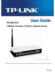 Tp Link Td W8151n User Manual Pdf Download Manualslib
