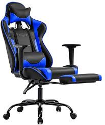 Office Chair Gaming Chair Desk Chair Ergonomic Executive Swivel Rolling Computer Chair With Lumbar Support In 2020 Gaming Chair Chair Desk Chair
