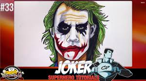 Comic Tutorial Wie Zeichnet Man Joker Dc Comics 33 Youtube