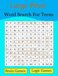 Only the smartest will get all of these right! Large Print Word Search For Teens The Best Easy To Read Circle A Word Puzzles With Fun Themes Big Font Find A Word For Teens Kuna Ponnipa 9781726350723 Amazon Com Books