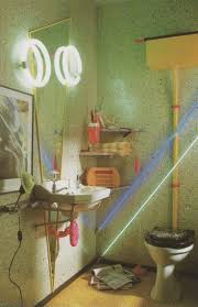 Postmodern Bathroom Retro Interior Design 80s Interior Design Retro Interior