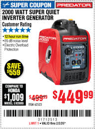 The predator 3500 is part of the generators test program at consumer reports. Harbor Freight Tools You Scored Free Bucket Plus Huge Savings Coupons 3 Days Only Milled