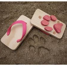 Cat Beach Footprints Kids