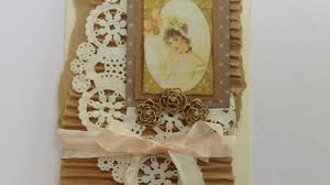 Inspired by vintage & retro. Make A Pretty Vintage Style Greeting Card Crafts Guidecentral Youtube