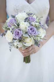 Purple And White Rose Wedding Bouquet Green Weddings Whiteand Purpleweddingbouquets In 2020 Simple Bridal Bouquets Bridal Bouquet Flowers Purple Bridal Bouquet