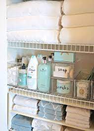 If we're always dealing with an overly. Linen Closet Organizing Create More Storage