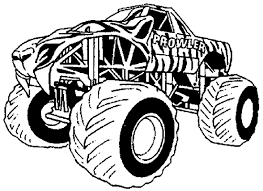 You can print or color them online at getdrawings.com for absolutely free. Monster Truck Coloring Pages For Kids Drawing With Crayons