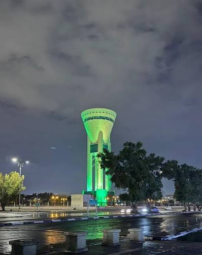 Rainy evening in Tabuk, Saudi Arabia ☔️🌧️