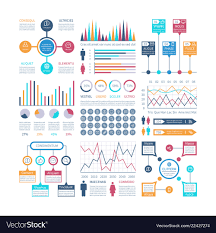 Infographics Template Financial Charts Trends