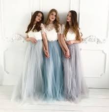 Wedding Dress Icidora Boho Wedding Dress Grey Lace Wedding Gown Ballet Inspired Simple R In 2020 Bridesmaid Skirts Tulle Skirt Bridesmaid Lace Bridesmaid Dresses