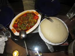 Akoume Avec Fetri Detsi Sauce De Gombo