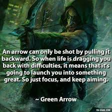 An arrow can only be shot by pulling it backwards quote. An Arrow Can Only Be Shot By Pulling It Backward So When Life Is Dragging Best Quotes Life Bestquotes