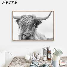 Some, called relief sculptures, are flat on one side and meant to be hung on the wall. Black White Cow Wall Art Canvas Posters And Prints Animal Painting Nordic Decoration Wall Pictures For Living Room Home Decor Painting Calligraphy Aliexpress