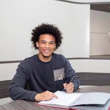 His current girlfriend or wife, his salary and his tattoos. Leroy Sane Leroy Sane Twitter