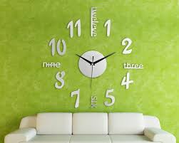 Jam dinding bulat silent movement creative design modern minimalisrp70.000: Sulap Dinding Kosongmu Jadi Istimewa Dengan Sentuhan Jam Dinding Unik