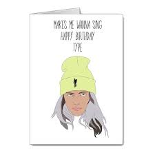 A birthday song from my heart! Make Me Wanna Sing Happy Birthday Type Billie Eilish Bad Guy Greeting Card Billie Eilish Birthday Singing Happy Birthday Happy Birthday Cards