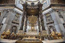 Nella realizzazione del baldacchino il giovane chiese supporto al collega borromini. Baldacchino Di San Pietro Curiosita Itinerari Religiosi