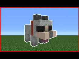 Minecraft Tutorial How To Make A Cute Dog Statue Youtube Minecraft Statues Minecraft Creations Minecraft Interior Design