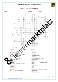 Kreuzworträtsel für erwachsene gratis ausdrucken oder als pdf vorlage downloaden. Crossword Kreuzwortratsel Passend Zum Wortschatz Aus Greenline 2 Unit 3 Teil 4 Unterrichtsmaterial Im Fach Englisch Englisch Nachhilfe Wortschatz Lehrmaterial