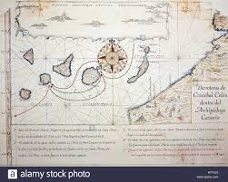 nautical chart map circa 1635 depicting christopher