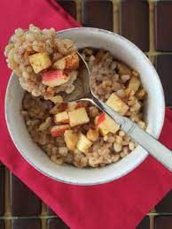 Cinnamon Apple Breakfast Barley Recipe Recipes Cinnamon Breakfast Food