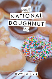 This year for national donut day, dunkin' is giving america a smile with a cheerful spoof of the dunkin's special offer to ring in the holiday is good all day on national donut day, friday, june 5, at. Moment For Me National Doughnut Day The House That Lars Built Doughnut National Donut Day Food