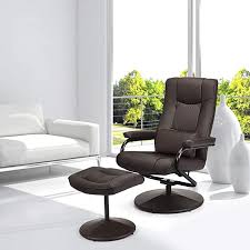 Maybe you would like to learn more about one of these? Amazon Com Swivel Recliner Chair Waterjoy Pu Leather Lounge Armchair Recliner 360 Degree Swivel Overstuffed Padde Leather Lounge Ottoman Set Lounge Armchair
