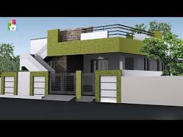 This wall is usually more decorated than other exterior walls. Single Floor Front Elevations 2019 Top Modern Small Home 3d Elevation Photos Youtube Small House Exteriors Small House Front Design House Front Design
