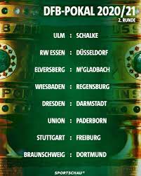 Der rekordpokalsieger tritt auswärts gegen borussia mönchengladbach an. Sportschau On Twitter Die Zweite Runde Des Dfb Pokals Ist Ausgelost Ganz Gute Partien Dabei Oder Dfbpokal