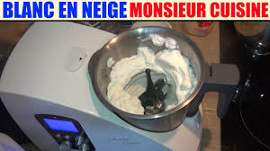 Généralement, le montage des blancs en neige est une préparation « minute ». Blanc En Neige Recette Monsieur Cuisine Silvercrest Lidl Egg White Claras A Punto De Nieve Youtube