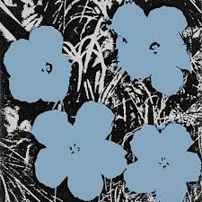 Total color, new flowers, c.1964 (1 purple, 1 blue, 1 pink, 1 red) by andy warhol. Flower Series By Andy Warhol For Sale Guy Hepner