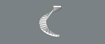 Sketchup Tutorial How To Make Spiral Stairs In Skecthup Concrete Staircase Spiral Staircase Spiral Stairs