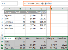 Array Formulas And Functions In Excel Examples And Guidelines Excel Excel Templates Microsoft Excel