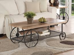 The table was fabricated from an old wooden pallet and stamped with norfolk & western ry graphics to resemble an old industrial cart. Coffee Table With Wheels You Ll Love In 2021 Visualhunt