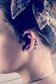 Pin By Tasia Metzger On Tattoos P Tattoo Behind The Ear Tattoo Behind Ear Tattoos