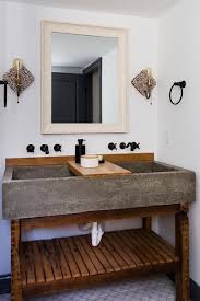 Included trough basin and powdercoated frame with matching shelf (mirror, tapware and accessories not. Photo 1 Of 473 In Bath Ceramic Tile Photos From Before After A Dark 1880s Row Home Gets An Airy Makeover Dwell