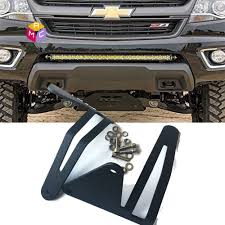 Hidden Bumper Mount Bracket 30inch Led Light Bar 15 16 Chevy Colorado Gmc Canyon Macauto Chevy Colorado Led Light Bars Led Lights