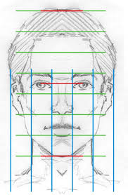How to draw a face in proportion tutorial. Half Face Drawing Half Face Drawing Facial Proportions Face Proportions