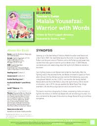 Discover malala yousafzai famous and rare quotes. Teacher S Guide Malala Yousafzai Lee Low Books