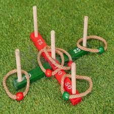 Maybe you would like to learn more about one of these? Hillington Garden Rope Quoits And Wooden Pegs Game For Sale Online Ebay