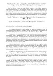 La perte de mémoire est réversible… chez la souris. Pdf Maladie D Alzheimer Et Symptomatologie Anxio Depressive En Institution Mme X 98 Ans